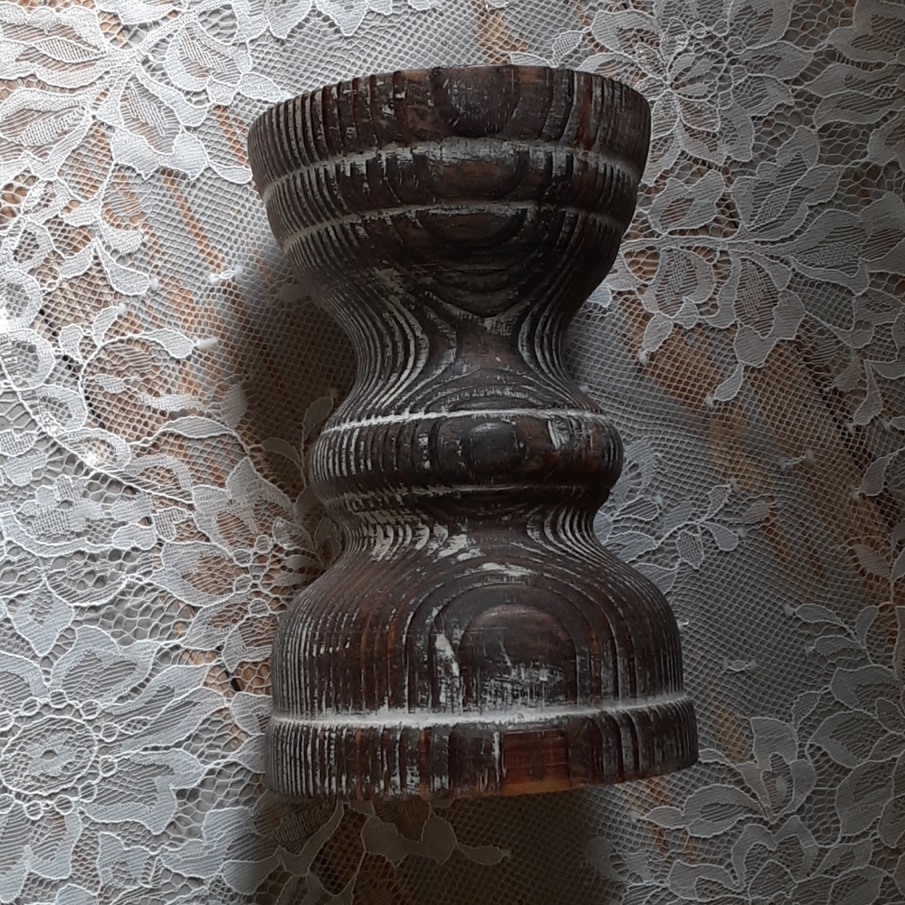 Rustic Candle Holder - Picture 2 of 3